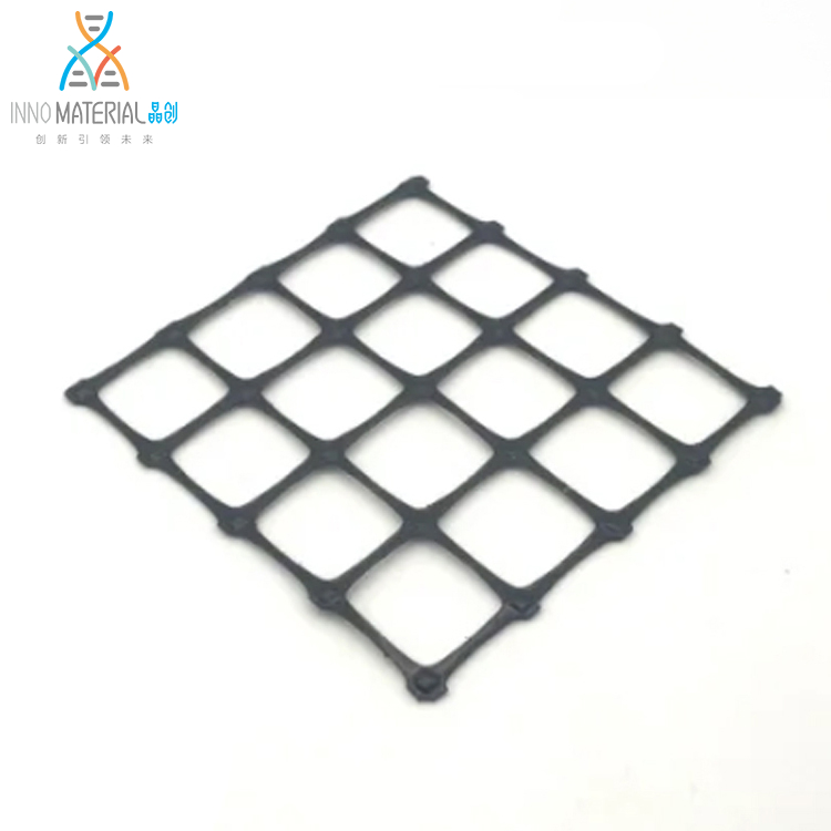 Width 1-4m Enhance The Strength of Subgrade Uniaxial Tensile Plastic Geogrid 