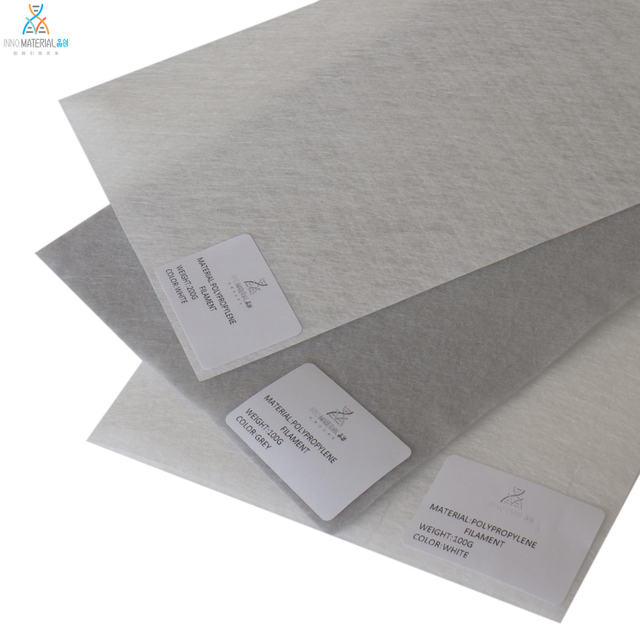 Grey Color High Qualiy Polypropylene Filament Non Woven Geotextile 
